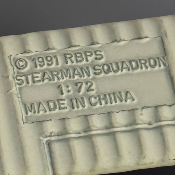 Red Baron Frozen Pizza 1991 Promotional Stearman Squadron Biplane Airplane 1:72 - Picture 6 of 7